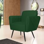 Sofá Namoradeira Com 2 Poltronas Pés Palito De Ferro Bruna Ve