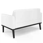 Sofá Namoradeira E 1 Poltrona Base Madeira Preto Maressa Sint