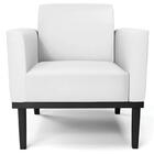 Sofá Namoradeira E 1 Poltrona Base Madeira Preto Maressa Sint