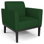 Sofá Namoradeira E 1 Poltrona Base Madeira Preto Maressa Velu