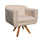 Sofá Namoradeira E 1 Poltrona Com Strass Julia Giratória Made