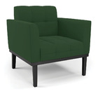 Sofá Namoradeira E 2 Poltronas Base De Madeira Preto Elisa Ve