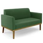 Sofá Namoradeira E 2 Poltronas Base Madeira Castanho Maressa