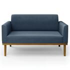 Sofá Namoradeira E 2 Poltronas Base Madeira Castanho Maressa