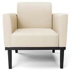 Sofá Namoradeira E 2 Poltronas Base Madeira Preto Maressa Lin