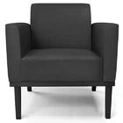 Sofá Namoradeira E 2 Poltronas Base Madeira Preto Maressa Sin