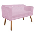 Sofá Namoradeira E 2 Poltronas Com Srass Julia Giratória Made