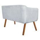 Sofá Namoradeira E 2 Poltronas Com Srass Julia Giratória Made