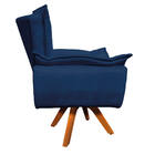 Sofá Namoradeira E 2 Poltronas Giratória Mm30 Opala Suede D03