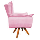 Sofá Namoradeira E 2 Poltronas Giratória Mm30 Opala Suede D03