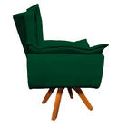 Sofá Namoradeira E 2 Poltronas Giratória Mm30 Opala Suede D03