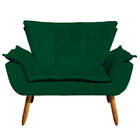 Sofá Namoradeira E 2 Poltronas Giratória Mm30 Opala Suede D03