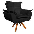 Sofá Namoradeira E 2 Poltronas Giratória Mm30 Opala Suede D03