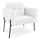 Sofá Namoradeira E 2 Poltronas Pé De Ferro Preto Elisa Corino