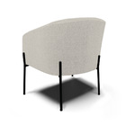 Sofá Namoradeira E 2 Poltronas Pé Ferro Pto Stella Bouclê Cin