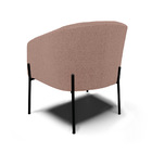 Sofá Namoradeira E 2 Poltronas Pé Ferro Pto Stella Bouclê D03