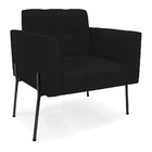 Sofá Namoradeira E Poltrona Base Pé De Ferro Preto Elisa Linh