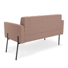 Sofá Namoradeira E Poltrona Pé Ferro Pto Elisa Bouclê D03 - D