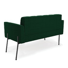 Sofá Namoradeira E Poltrona Pé Ferro Pto Elisa Bouclê D03 - D