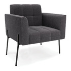 Sofá Namoradeira E Poltrona Pé Ferro Pto Elisa Bouclê D03 - D