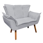 Sofá Namoradeira E Poltrona Pé Palito Castanho Opala Corino D