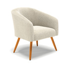 Sofá Namoradeira E Poltrona Pé Palito Castanho Stella Bouclê