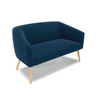 Sofá Namoradeira E Poltrona Pé Palito Natural Stella Bouclê D