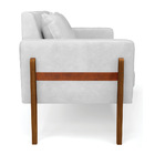 Sofá Namoradeira Lana Corano Base De Madeira D03 - D'rossi -