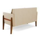 Sofá Namoradeira Lana Suede Base De Madeira D03 - D'rossi - B