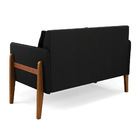 Sofá Namoradeira Lana Suede Base De Madeira D03 - D'rossi - P