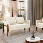 Sofá Namoradeira Lana Veludo Base De Madeira D03 - D'rossi -