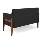 Sofá Namoradeira Lana Veludo Base De Madeira D03 - D'rossi -