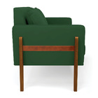 Sofá Namoradeira Lana Veludo Base De Madeira D03 - D'rossi -