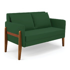 Sofá Namoradeira Lana Veludo Base De Madeira D03 - D'rossi -