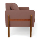 Sofá Namoradeira Lana Veludo Base De Madeira D03 - D'rossi -