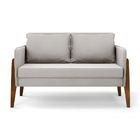 Sofá Namoradeira Lana Veludo Base De Madeira D03 - D'rossi -