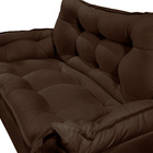 Sofá Namoradeira Opala Para Recepção - V8 Decor Marron