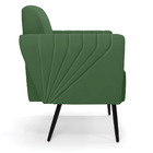 Sofá Namoradeira Pés Palito De Ferro Bruna Suede D01 - D'ross