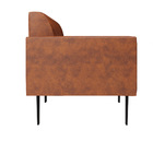 Sofá Namoradeira Pés Villach Marisa Corano   - Nozes