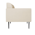 Sofá Namoradeira Pés Villach Marisa Corino Bege
