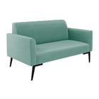 Sofá Namoradeira Pés Villach Marisa Suede D03 - D'rossi - Azu