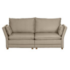 Sofá Natal Living Com 4 Lugares 2.20 Mt Linho Corriente Sofat