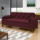 Sofá Nautillus 4 Lugares – Linoforte Moveis - Bordô