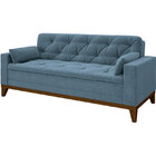 Sofá Nautillus 4 Lugares Linoforte Moveis Azul