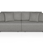 Sofá Netuno - Retrátil / Reclinável 220 Cm Linho Cinza