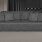 Sofá Netuno - Retrátil / Reclinável 240 Cm Linho Grafite