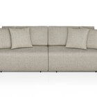 Sofá Netuno - Retrátil / Reclinável 280 Cm Marfim