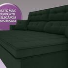 Sofá New Biondi 2,70m Retrátil E Reclinável Velosuede Verde