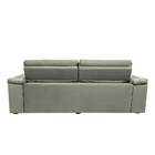 Sofá New Itália 2,52 Mts Retrátil E Reclinável Tecido Suede C