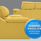 Sofá New Ripley 1,70m Assento Retrátil E Reclinável Velosuede